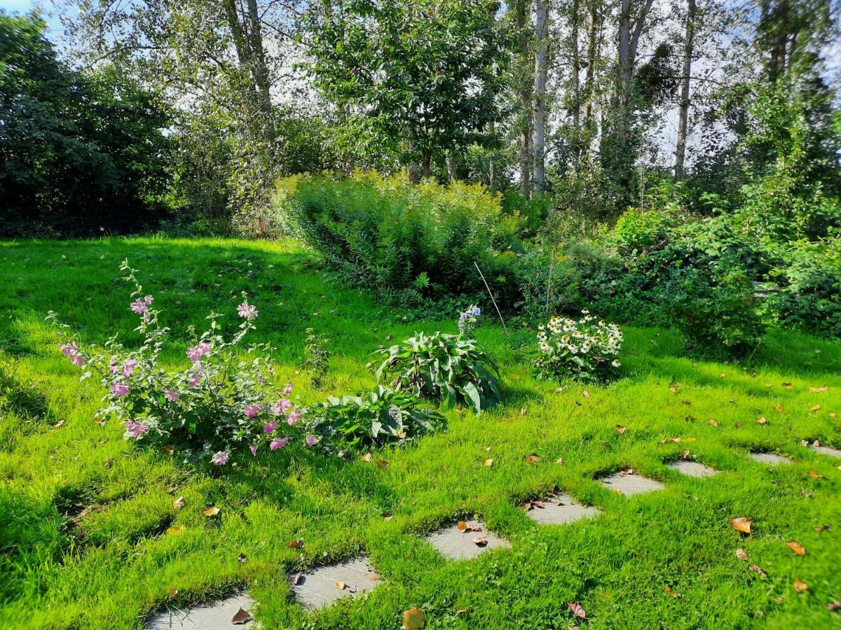 La Yourte Au Fonds Du Jardin Xhoris エクステリア 写真